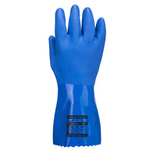 Load image into Gallery viewer, Guanti di protezione in PVC ultra-marine PORTWEST - A881