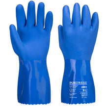 Load image into Gallery viewer, Guanti di protezione in PVC ultra-marine PORTWEST - A881