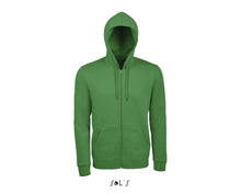 Carica l'immagine nel visualizzatore di Gallery, FELPA UNISEX FULL ZIP CON CAPPUCCIO SOL’S - STONE