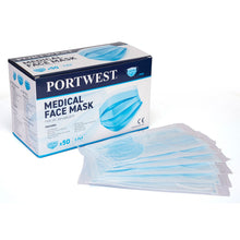 Load image into Gallery viewer, Mascherina medicale tipo IIR (Imbustate singolarmente) 50pz - P030