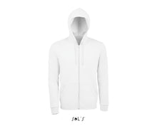 Carica l'immagine nel visualizzatore di Gallery, FELPA UNISEX FULL ZIP CON CAPPUCCIO SOL’S - STONE