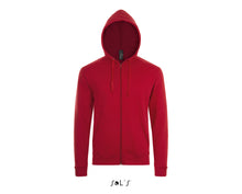 Carica l'immagine nel visualizzatore di Gallery, FELPA UNISEX FULL ZIP CON CAPPUCCIO SOL’S - STONE