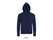 Carica l'immagine nel visualizzatore di Gallery, FELPA UNISEX FULL ZIP CON CAPPUCCIO SOL’S - STONE
