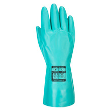 Load image into Gallery viewer, Guanti protezione chimica Nitrosafe Verde PORTWEST - A810