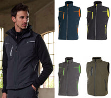 Carica l&#39;immagine nel visualizzatore di Gallery, GILET IN SOFTSHELL UPOWER UNIVERSE - FU188BC
