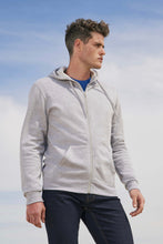 Carica l&#39;immagine nel visualizzatore di Gallery, FELPA UNISEX FULL ZIP CON CAPPUCCIO SOL’S - STONE
