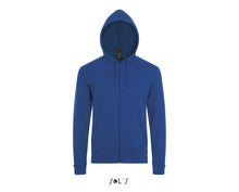 Carica l&#39;immagine nel visualizzatore di Gallery, FELPA UNISEX FULL ZIP CON CAPPUCCIO SOL’S - STONE
