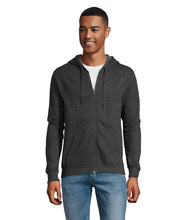 Carica l&#39;immagine nel visualizzatore di Gallery, FELPA UNISEX FULL ZIP CON CAPPUCCIO SOL’S - STONE
